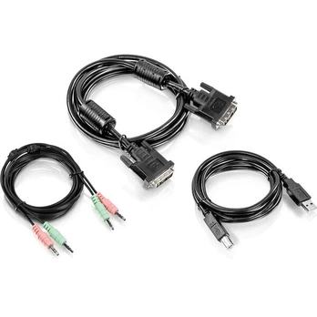 TRENDnet Kabelset DVI-I, USB und Audio KVM TK-232DV 1.8m