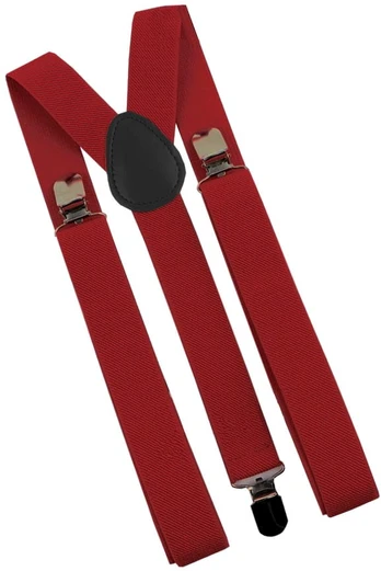 Petnešos unisex raudonos