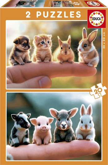 Educa - 2X20 Baby Animals (80-20221)