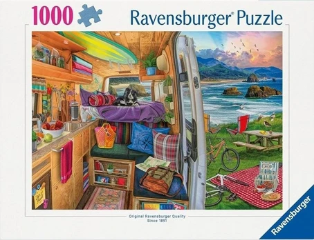Dėlionė Ravensburger Rig Views, 50 cm x 70 cm, 1000 dal.