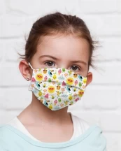 Mocco Pineapple Child Cotton Face Mask Multiple Use 15x25 cm kaina