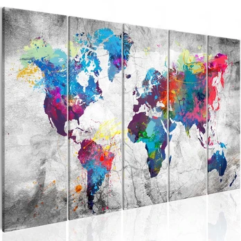 Artgeist Paveikslas - World Map: Spilt Paint