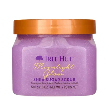 TREE HUT MOONLIGHT GLOW BALANCING SHEA SUGAR kūno šveitiklis, 510 g