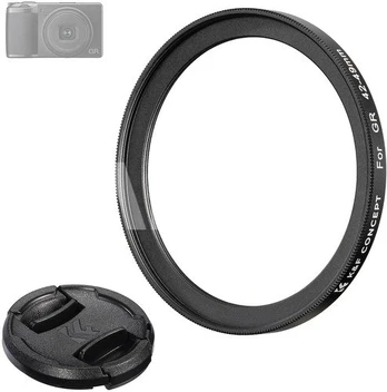 K&F Concept K&F Ricoh GR 42-49mm Adapter Ring + Lens Cap Set