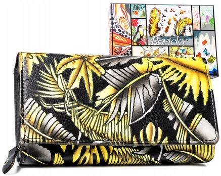 Leather wallet RFID ROVICKY R-N22-ART