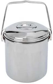 Puodas BasicNature Billy Can Stainless Steel 1.4L