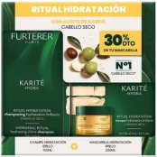Plaukų priežiūros priemonių rinkinys Rene Furterer Karite Hydra, 350 ml kaina