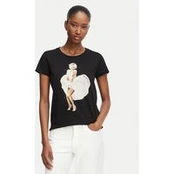 Guess Marškinėliai 182715 Juoda Classic Fit
