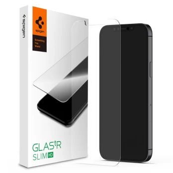 Spigen grūdintas stiklas Glas.TR Slim skirtas iPhone 12 Mini