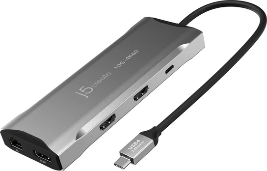 J5Create 4K60 ELITE USB-C TRIPLE-MONITORIUS/10GBPS MINI DOCK