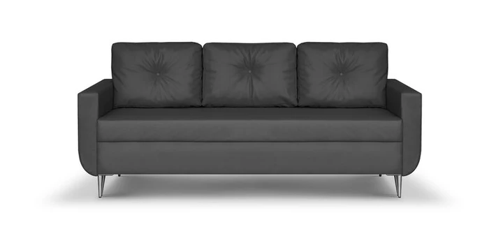 Sofa - lova Bellezza Red, tamsiai pilka