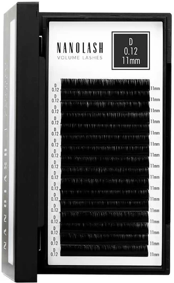 Nanolash VOLUME LASHES false eyelashes 0.12 D #11 mm 1 u