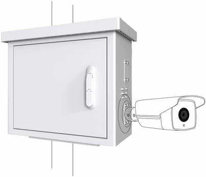 Lanview Midi Radius Pole Mounted CCTV