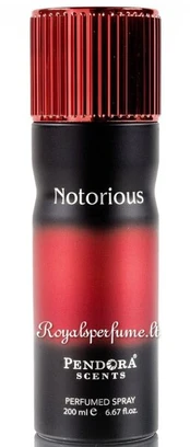 PENDORA SCENT Notorious parfumuotas dezodorantas vyrams 200ml