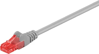 MicroConnect Patchcord U/UTP CAT6 0,25 m Pilka PVC (B-UTP60025) kaina