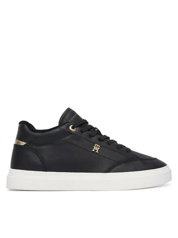 Laisvalaikio batai Tommy Hilfiger Th Chic Cupsole Mc FW0FW09595 Juoda