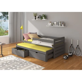 Dvigulė lova su turėklais TOMI 180x80