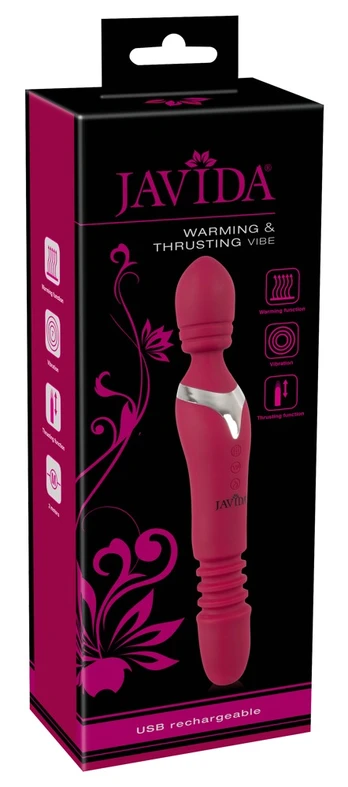 Javida Warming & Thrusting Vib vibruojantis masažuoklis