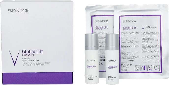 Skeyndor Global Lift V-Shape Lifting Home Care Set, 60 ml