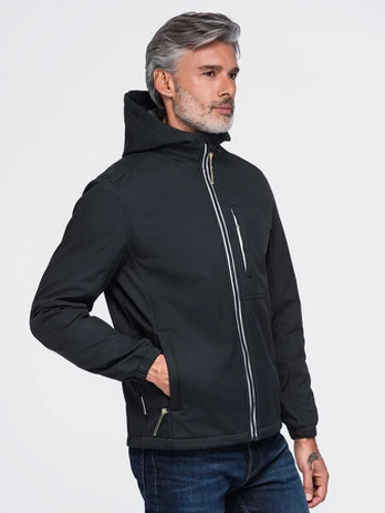 Striukė vyrams Ombre OM-JANP-0292, juoda