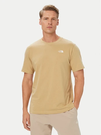 The North Face Marškinėliai Evolution Simple Dome NF0A8CZ2 Geltona Regular Fit