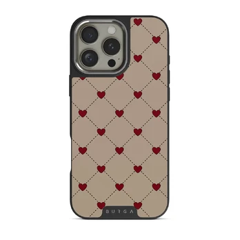 Love Letter - iPhone 16 Pro Case, Elite Dark (MagSafe) / Silver