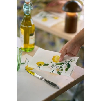 Servetėlė BIO DUNISOFT Lemon Fiesta 40 x 40 cm. (60 vnt.)