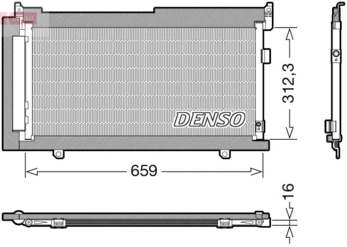 Kondensatorius, oro kondicionierius DENSO DCN36006