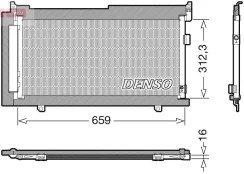 Kondensatorius, oro kondicionierius DENSO DCN36006 kaina