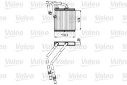 Šilumokaitis, salono šildymas VALEO 811544 kaina