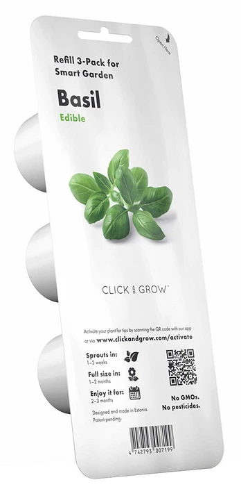 Click and Grow - Smart Garden Refill 3-pack - Basil (SGR3X3)