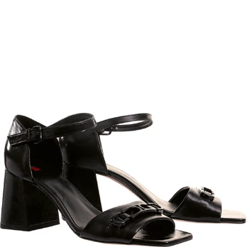 Basutės moterims, Juoda, Charlotta sandals
