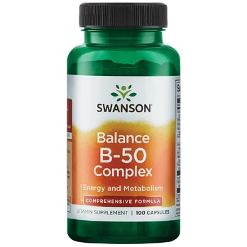 SWANSON Vitaminų B Kompleksas - 100 kaps.