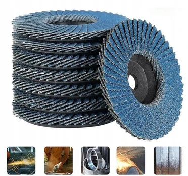 8 vnt. šlifavimo diskai 76 mm metalui ir medienai