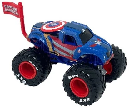 Monster Jam 1:64 Marvel Single-Captain America