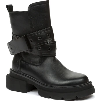 Aulinukai moterims, Juoda, Booties