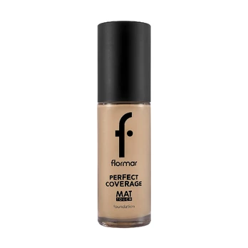 FLORMAR PERFECT COVERAGE MAT TOUCH makiažo pagrindas, 30 ml