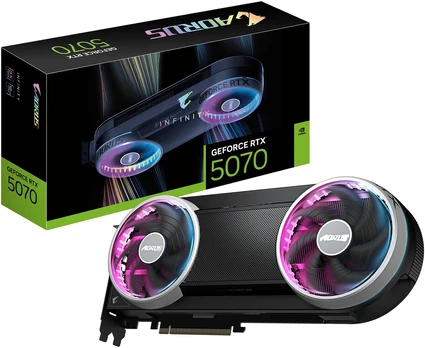 Vaizdo plokštė Gigabyte AORUS GeForce RTX 5070 INFINITY 12GB DLSS 5