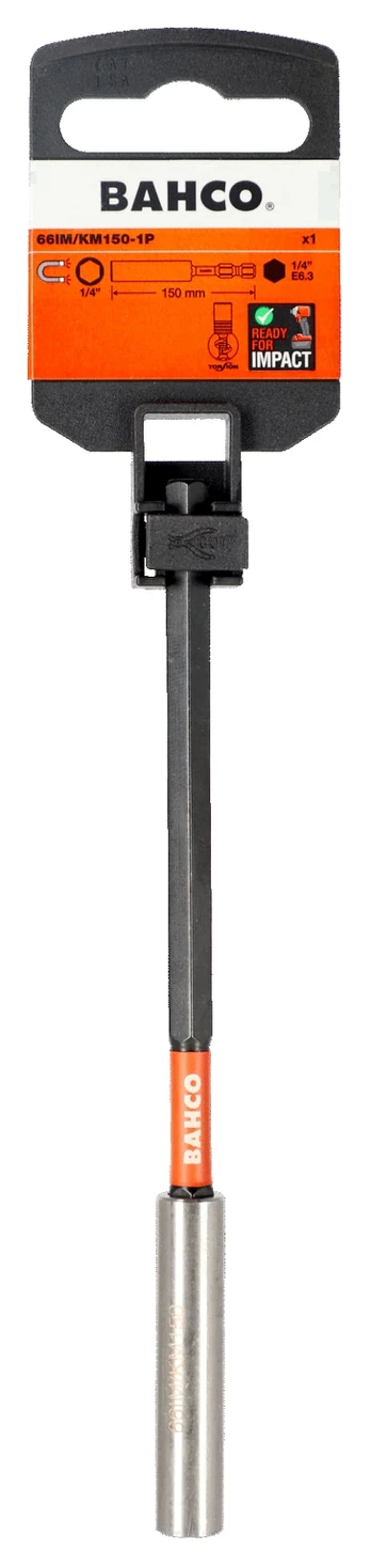 Magnetinis smūginis antgalių laikiklis 150mm, , 1/4", 1vnt