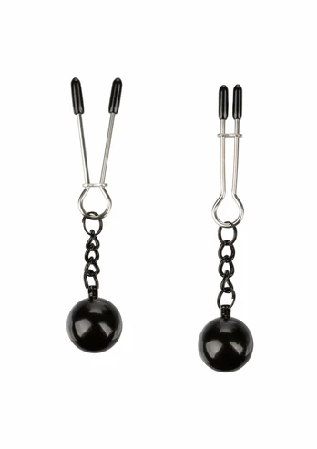 Pipedream Weighted Tweezer Adjustable Nipple Clamps with Weights