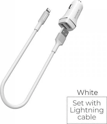 Borofone 2x USB-A 2,4 A įkroviklis (BFO-BZ2-LW)