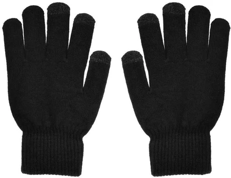 Dėklas Oem Touch screen gloves TRIANGLE for Men juodas
