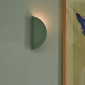 2110 modelio sieninis šviestuvas, metalinis, žalias