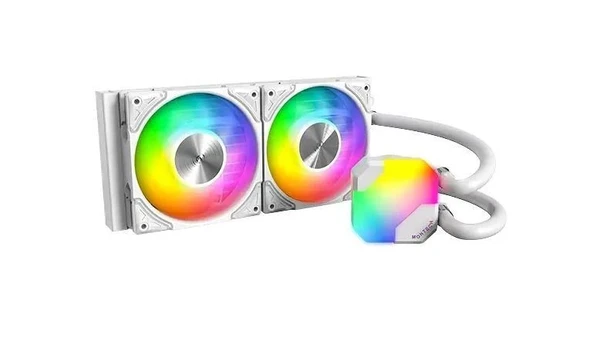 Montech Hyper Flow ARGB AIO Wasserkühlung, baltas - 240 mm