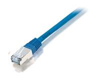 Equip Patchkabel Cat6A S/FTP 2xRJ45 10.00m blau Plat.LSZH Polybeutel