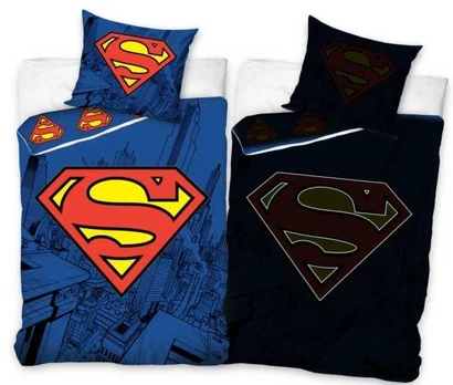 MCU Superman Sengetøj 140 x 200, 100 procent bomuld
