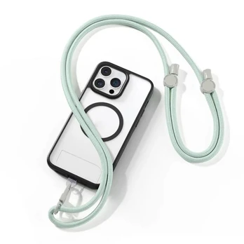 DUX DUCIS Plaz - cross-body phone strap - light žalias