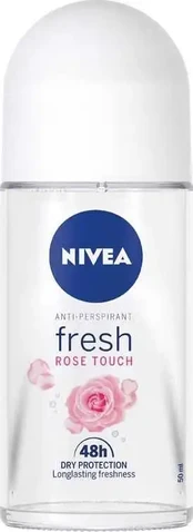 Nivea Rose Touch 48H Fresh antiperspirant in a roll-on 50ml