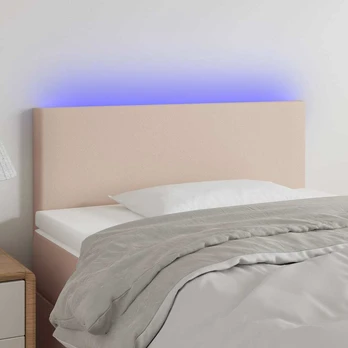Galvūgalis su LED, kapučino spalvos, 100x5x78/88cm
