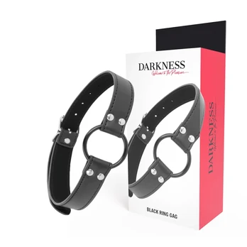 Burnos kaištis DARKNESS BLACK GAG RING 3,6 cm
